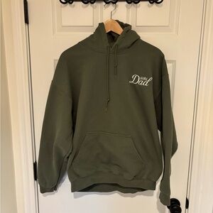 Barstool Bussin With The Boys / Olive Green 'Girl Dad' Hoodie